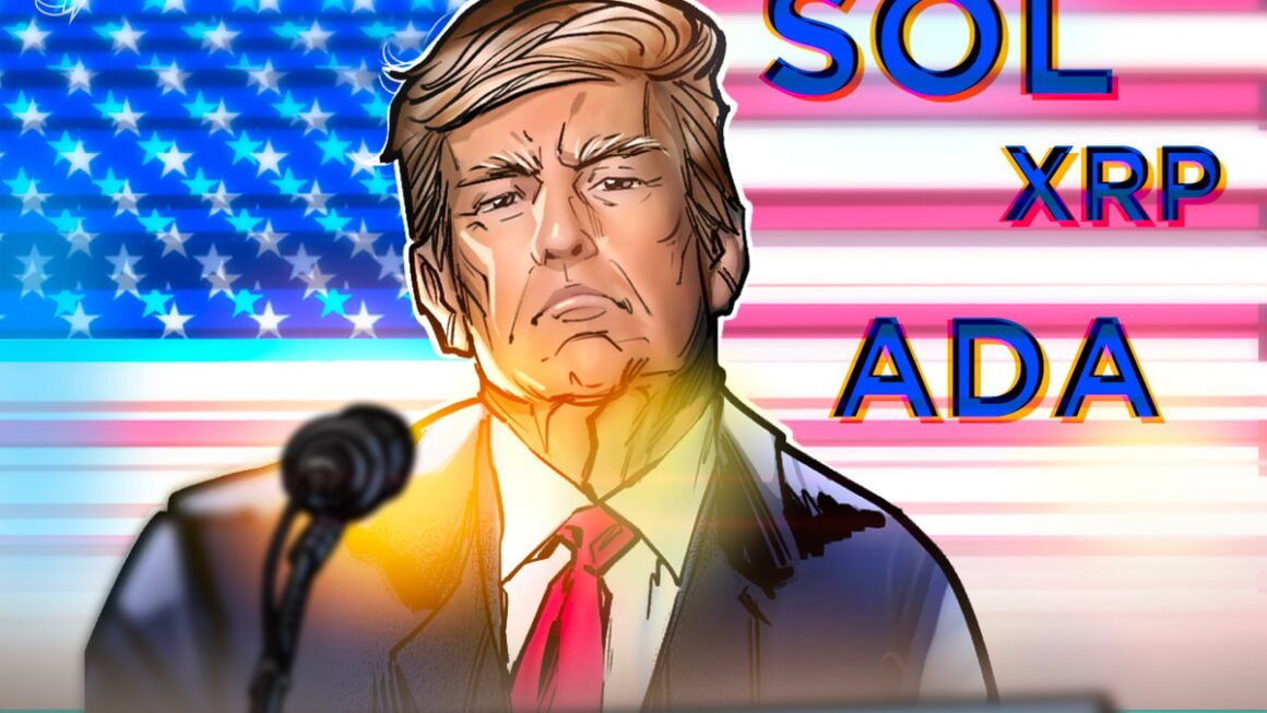 President Trump says crypto reserve to include BTC, ETH, SOL, XRP, ADA