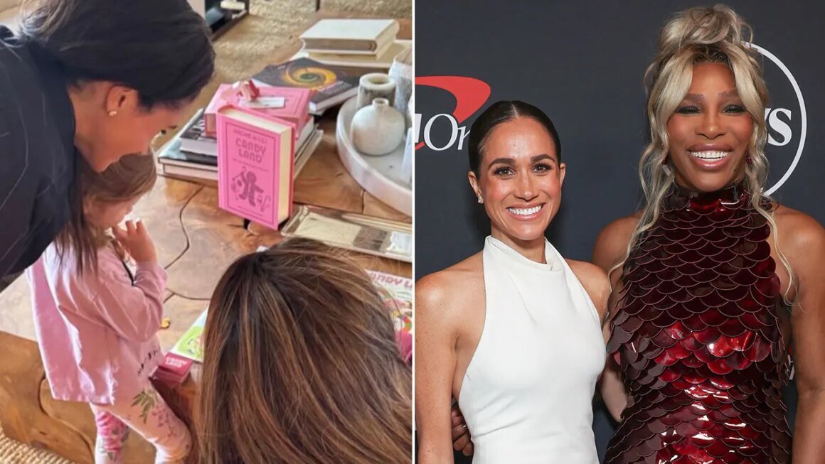 Meghan Markle shares video of Princess Lilibet playing with Serena Williams